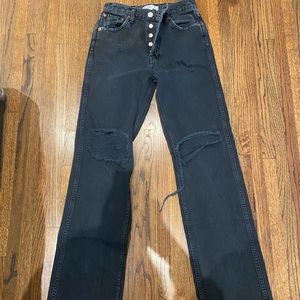 Re done black jeans